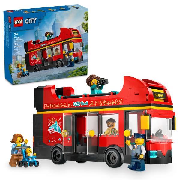 LEGO CITY AUTOBUS TURISTICO ROSSO A DUE PIANI …